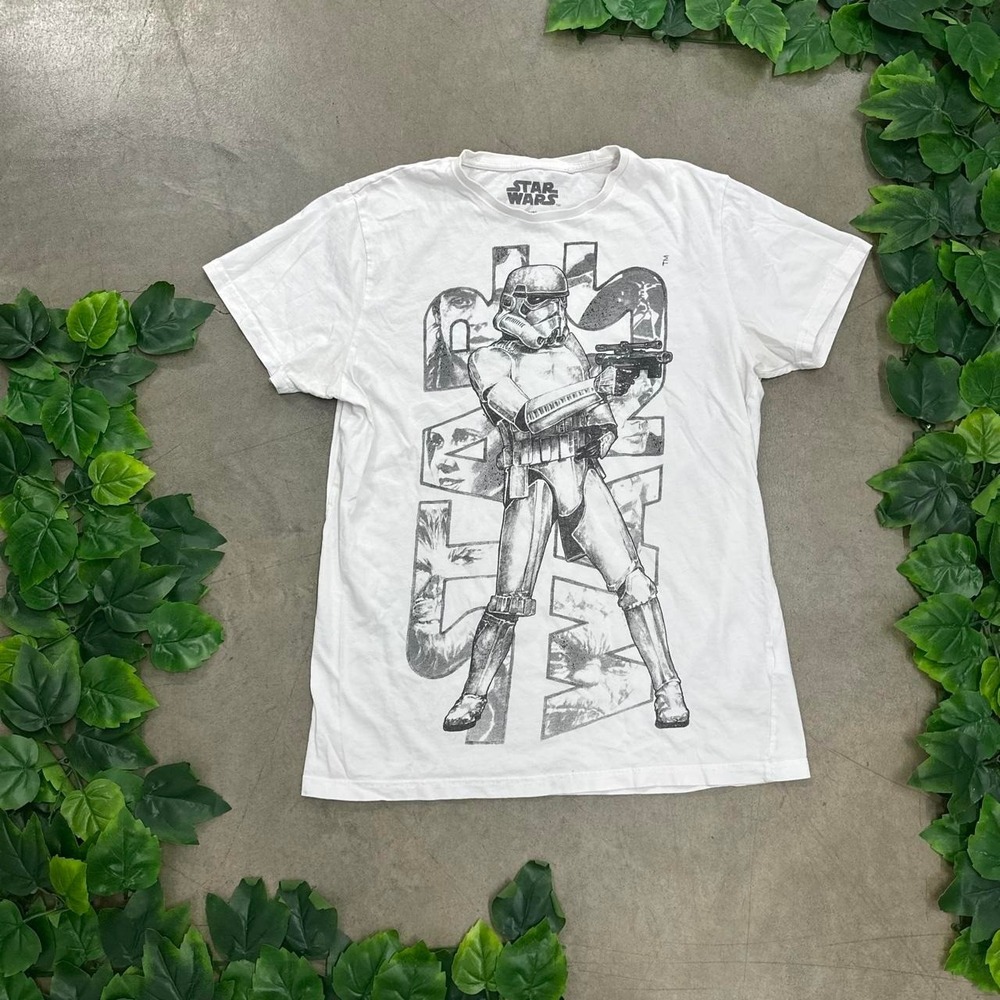 Star Wars Stormtrooper White Graphic T Shirt